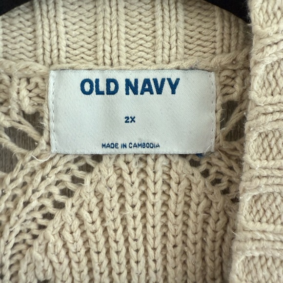 Old Navy Women's Beige Cardigan - Picture 4 of 12